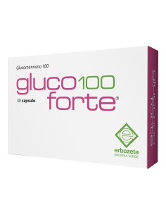 GLUCO 100 FORTE GLUCOMANNANO 100 30 CAPSULE DA 900 MG