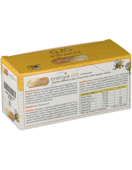 BUONA ENERGIA ORO 10 FLACONCINI DA 10 ML