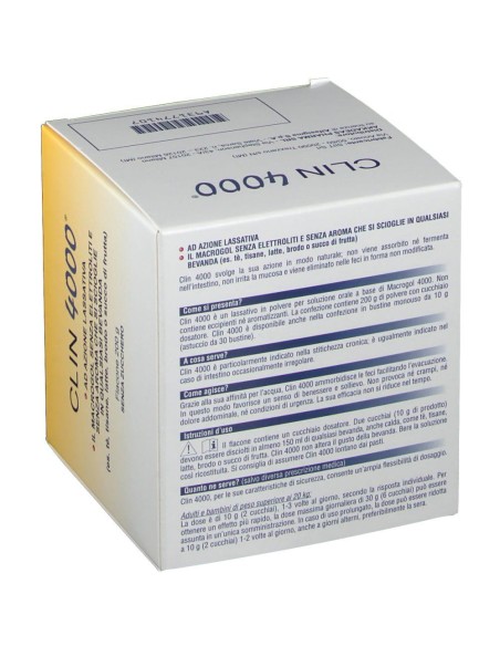 CLIN 4000 LASSATIVO POLVERE 200 G