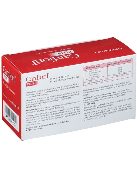 CARDIORIL PLUS 10 FLACONCINI 10 ML