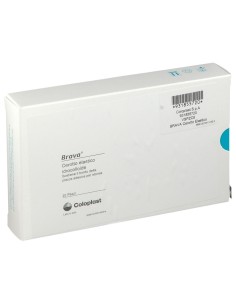 BRAVA CEROTTO ELASTICO A MEZZALUNA IDROCOLLOIDE PER STOMIA 20 PEZZI