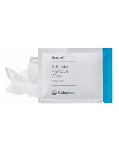 BRAVA SALVIETTE REMOVER PER DISTACCO DOLCE ADESIVI E DISPOSITIVI PER STOMIA 30 PEZZI