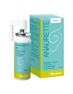 SPRAY IRRIGATORE PER LA RIMOZIONE DEL CERUME ANAURETTE 30 ML