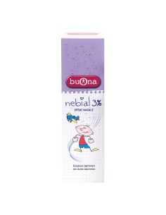 NEBIAL SOLUZIONE SALINA IPERTONICA DI SODIO CLORURO AL 3% CON ACIDO IALURONICO SPRAY NASALE 100 ML