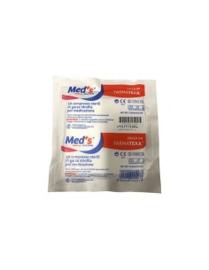 GARZA COMPRESSA IDROFILA MEDS FARMATEXA 12/8 10X10CM 50 PEZZI