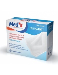 GARZA COMPRESSA MEDS TESSUTO NON TESSUTO 10X10CM 100 PEZZI