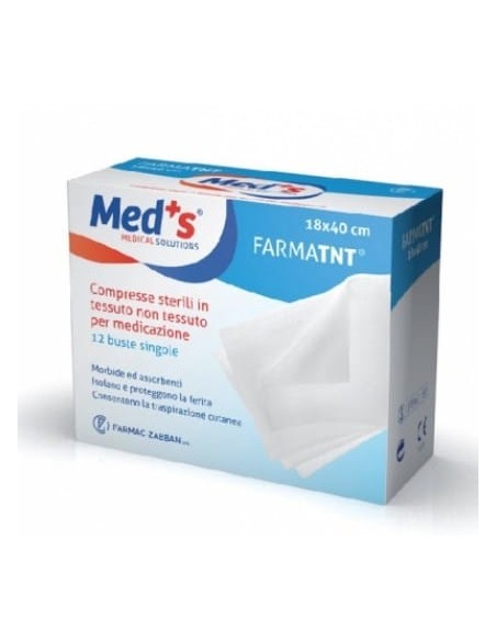 GARZA COMPRESSA MEDS TESSUTO NON TESSUTO 10X10CM 100 PEZZI