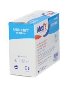 GARZA COMPRESSA MEDS TESSUTO NON TESSUTO 18X40CM 12 PEZZI 2