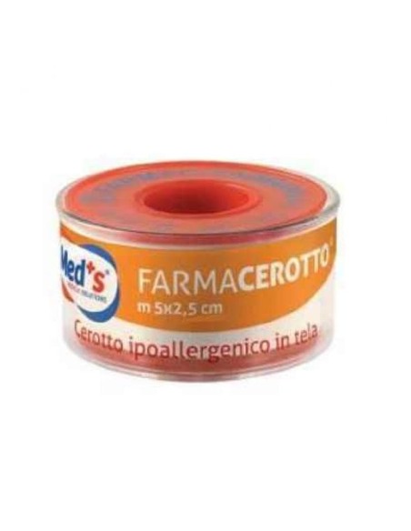 CEROTTO MEDS IPOALLERGENICO TELA 500X2,5 CM SSR
