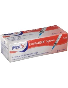 SIRINGA MEDS 5 ML 14 GAUGE 10 PEZZI