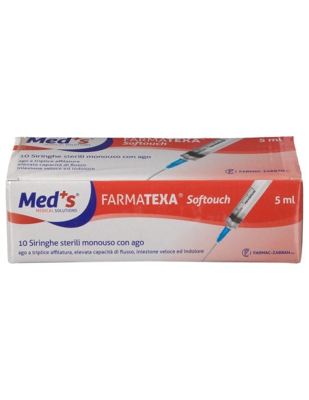 SIRINGA MEDS 5 ML 14 GAUGE 10 PEZZI