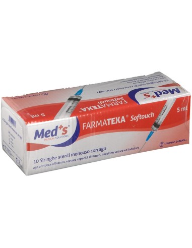 SIRINGA MEDS 5 ML 14 GAUGE 10 PEZZI