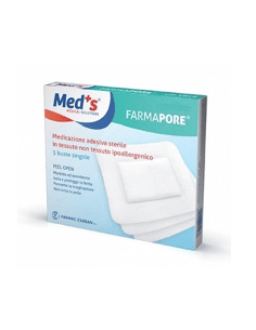 MEDICAZIONE ADESIVA MEDS 10X12 CM 5 PEZZI