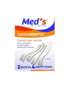 CEROTTO MEDS PER SUTURA 4X76 MM 8 PEZZI