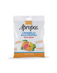 APROPOS CARAMELLE ALLA PROPOLI GUSTO AGRUMI 50 G