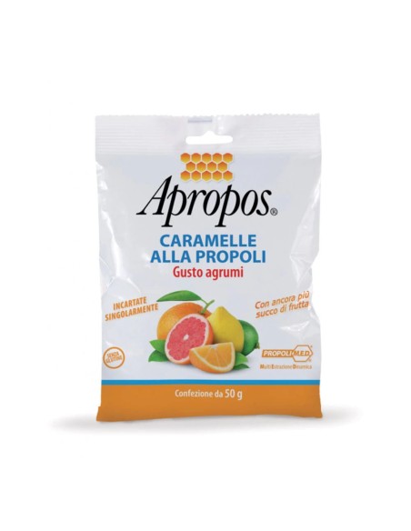 APROPOS CARAMELLE ALLA PROPOLI GUSTO AGRUMI 50 G