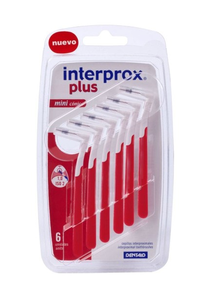 INTERPROX PLUS MINICONICO ROSSO 6 PEZZI