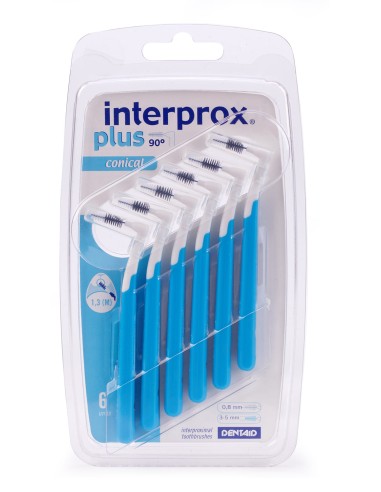 INTERPROX PLUS CONICO BLU 6 PEZZI