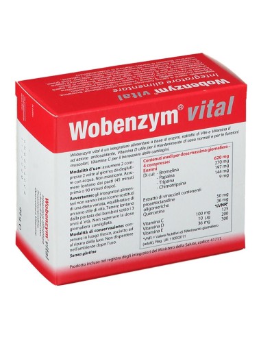 WOBENZYM VITAL 120 COMPRESSE 55,2 G