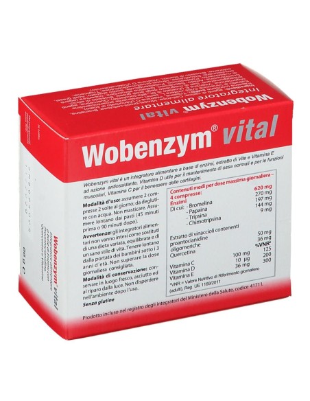WOBENZYM VITAL 120 COMPRESSE 55,2 G
