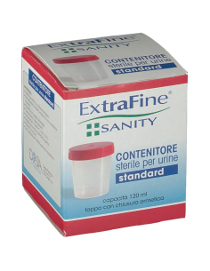CONTENITORE PER URINE EXTRAFINE SANITY 120 ML STANDARD 1 PEZZO