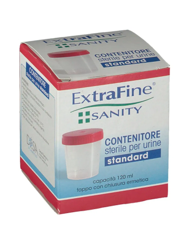 CONTENITORE PER URINE EXTRAFINE SANITY 120 ML STANDARD 1 PEZZO