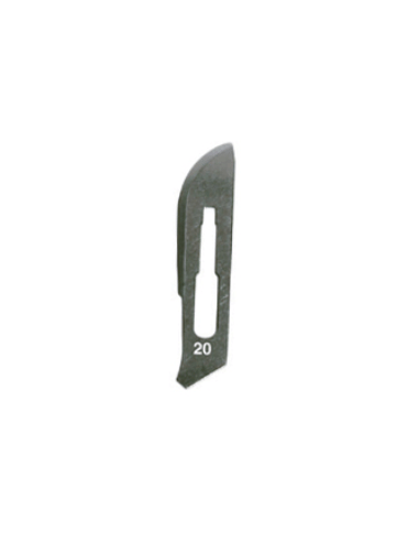LAME BISTURI STERILE INOX FIGURA 20 100 PEZZI