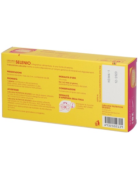 LABCATAL NUTRITION SELENIO 28 FIALE 2 ML