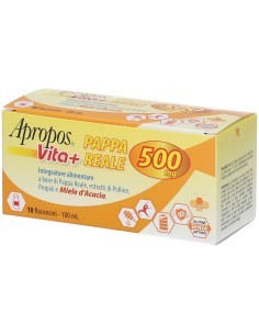 APROPOS VITA+ PAPPA REALE 500 MG 10 FLACONCINI 10 ML