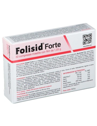 FOLISID FORTE 30 COMPRESSE 3,9 G