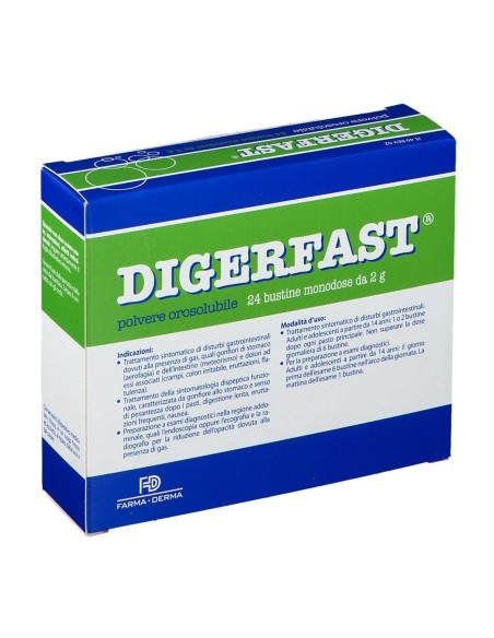 DIGERFAST POLVERE 24 BUSTINE MONODOSE 2 G