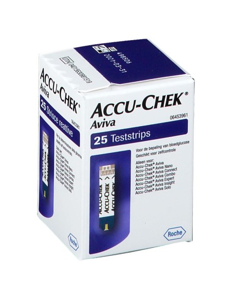STRISCE MISURAZIONE GLICEMIA ACCU-CHEK AVIVA BRK RETAIL 25 PEZZI
