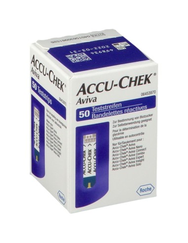 STRISCE MISURAZIONE GLICEMIA ACCU-CHEK AVIVA BRK RETAIL 50 PEZZI