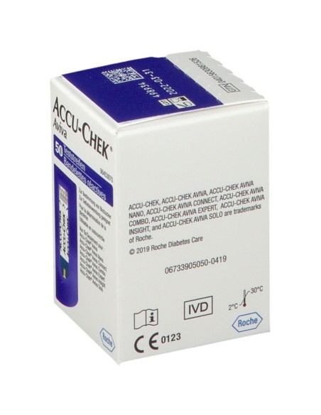 STRISCE MISURAZIONE GLICEMIA ACCU-CHEK AVIVA BRK RETAIL 50 PEZZI