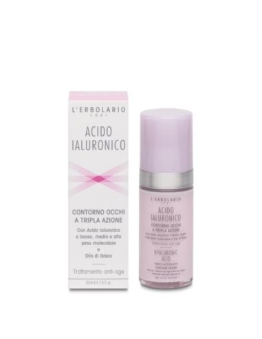 ACIDO IALURONICO CONTORNO OCCHI A TRIPLA AZIONE TRATTAMENTO ANTIAGE 30 ML