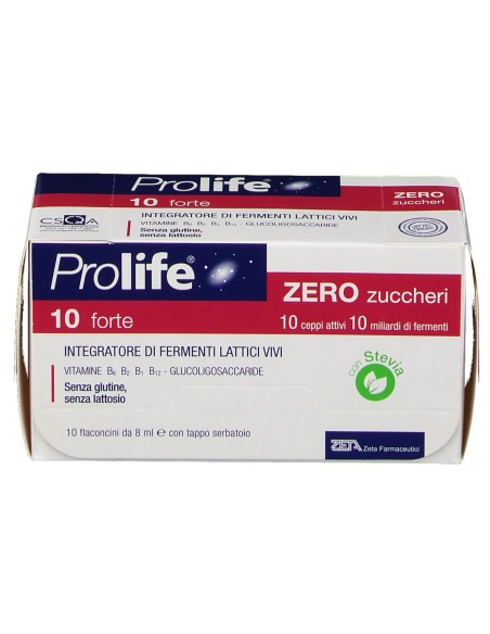 PROLIFE 10 MILIARDI ZERO ZUCCHERO 10 FLACONI DA 8 ML