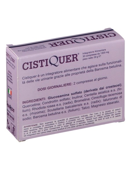 CISTIQUER 30 COMPRESSE
