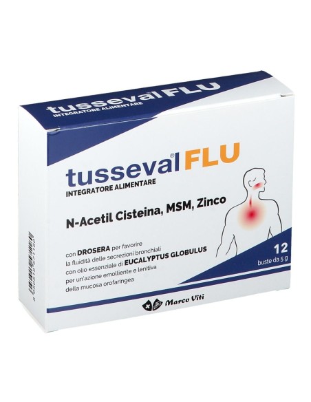 TUSSEVAL FLU 12 BUSTINE SOLUBILI