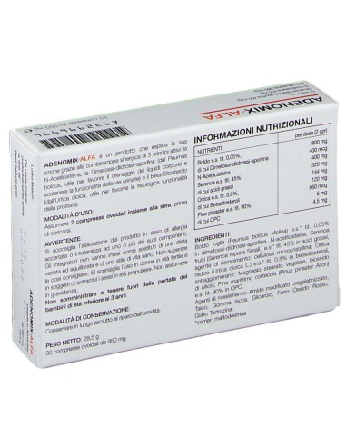 ADENOMIX ALFA 30 COMPRESSE
