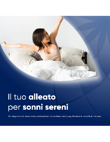 Mag Notte con Melatonina, Magnesio, Griffonia per Dormire Bene, Favorire il Rilassamento e Qualità del Sonno, 24 bst