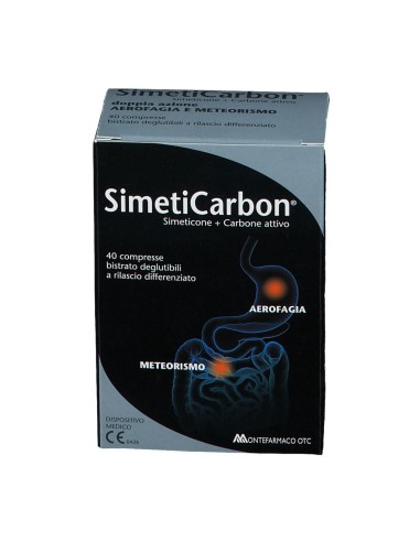 SIMETICARBON 40 COMPRESSE