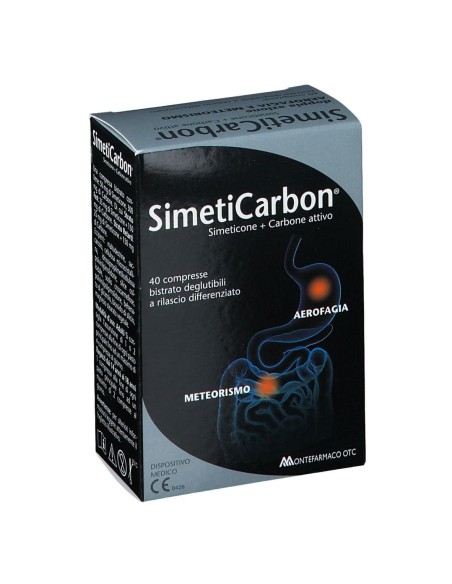 SIMETICARBON 40 COMPRESSE