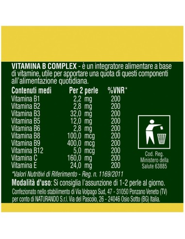 NATUROLI VITAMINA B COMPLEX 70 SOFTGEL