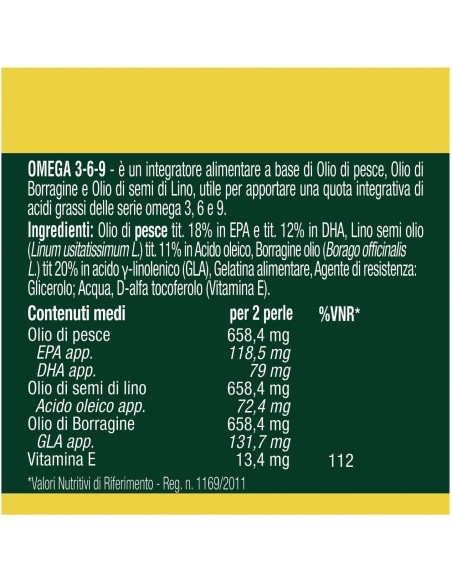 NATUROLI OMEGA 3-6-9 50 SOFTGEL
