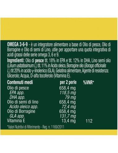 NATUROLI OMEGA 3-6-9 50 SOFTGEL