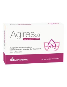 AGIRES 50 30 COMPRESSE OROSOLUBILI SCATOLA 5,4 G