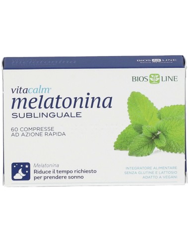 BIOS LINE VITACALM MELATONINA SUBLINGUALE 60 COMPRESSE 1 MG