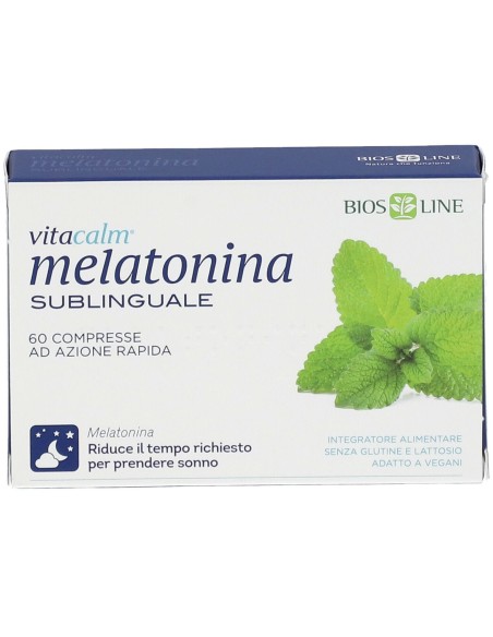 BIOS LINE VITACALM MELATONINA SUBLINGUALE 60 COMPRESSE 1 MG