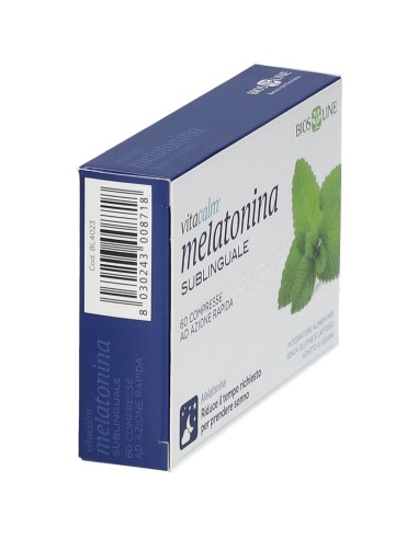 BIOS LINE VITACALM MELATONINA SUBLINGUALE 60 COMPRESSE 1 MG