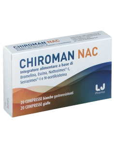 CHIROMAN NAC 20 COMPRESSE BIANCHE + 20 COMPRESSE GIALLE